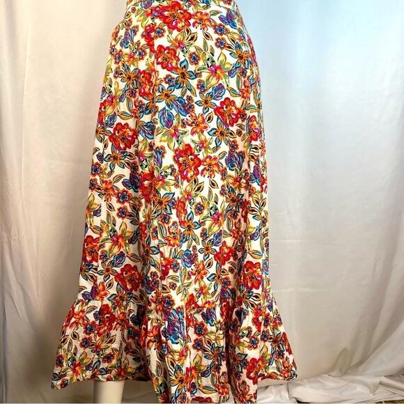 RACHEL Rachel Roy Dresses & Skirts - RACHEL ROY Women’s Skirt Medium Floral Print Tiered Maxi Lined Pull On
